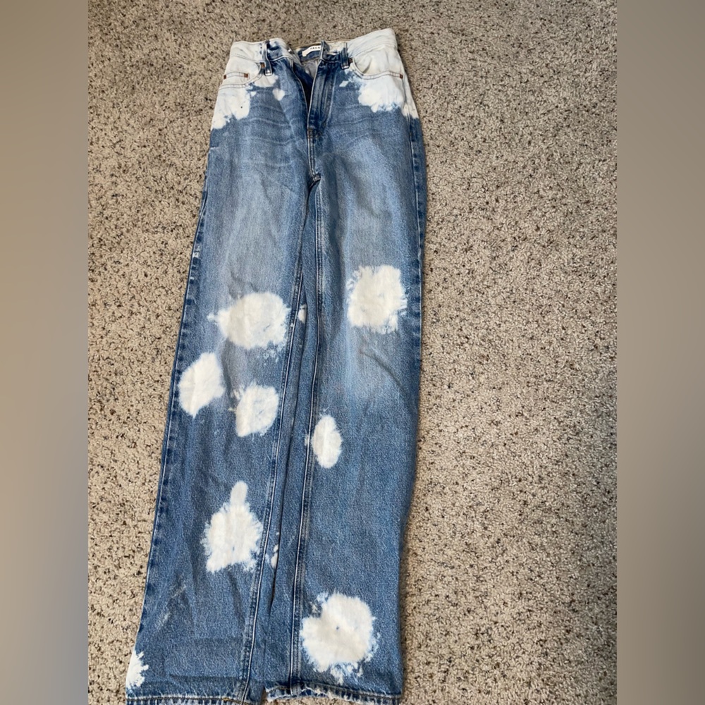 Pac Sun 90’s Boyfriend jeans 22 Cow print Baggy